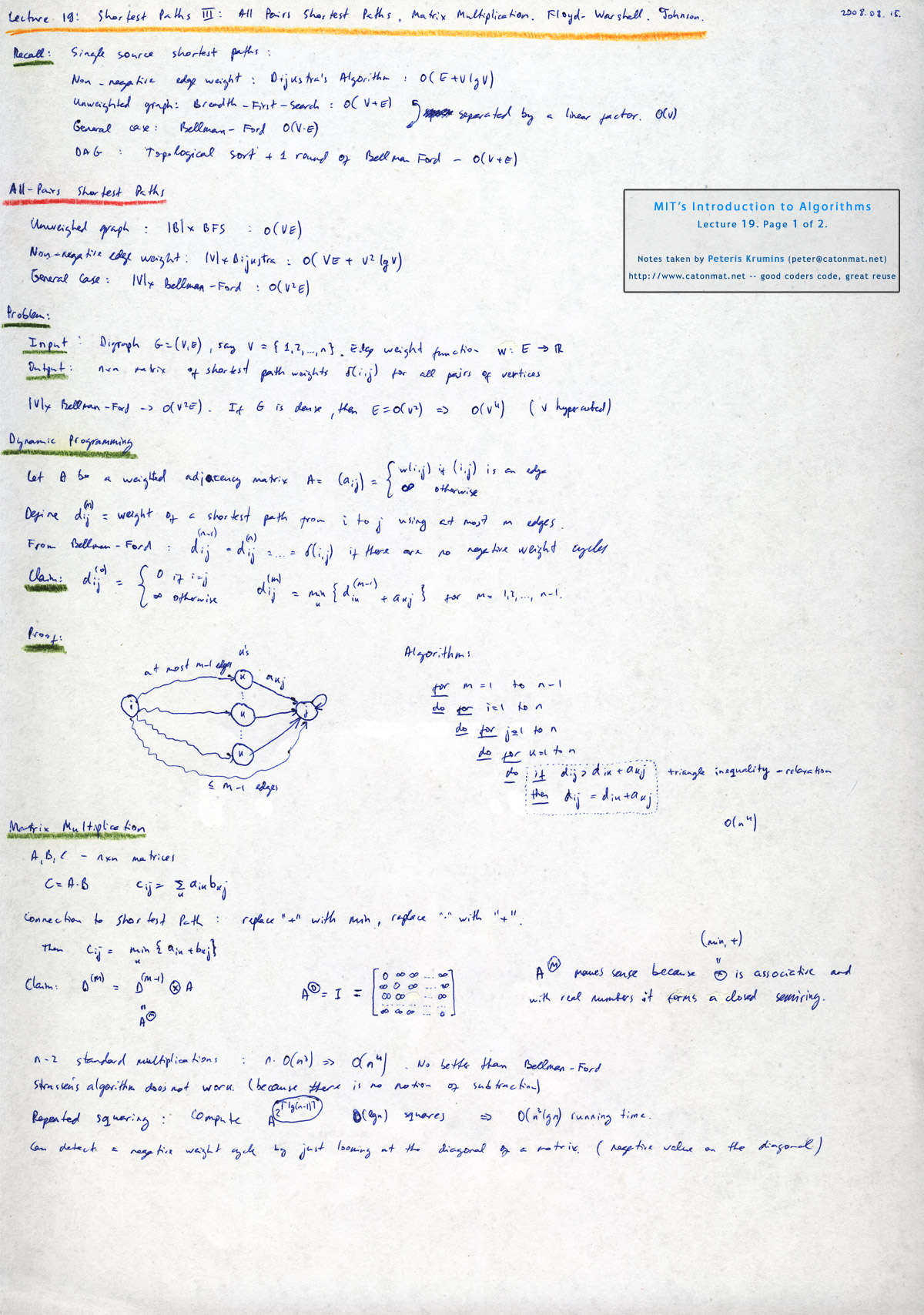 mit opencourseware algorithms dynamic programming Mit opencourseware educators utilize the materials for curriculum development, while students and self-learners around the globe use them for self-study or supplementary use with more than 2,000 courses now available, ocw is delivering on the promise of open sharing of knowledge. mit opencourseware algorithms dynamic programming Mit opencourseware educators utilize the materials for curriculum development, while students and self-learners around the globe use them for self-study or supplementary use with more than 2,000 courses now available, ocw is delivering on the promise of open sharing of knowledge.
