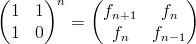 Fibonacci Fibonnaci Matrix Identity