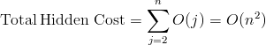 Hidden integer library cost in linear fibonacci algorithm