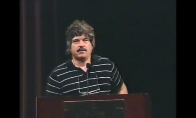 Alan Kay starts the talk.